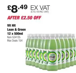 Costco Vit Hit Lean & Green offer