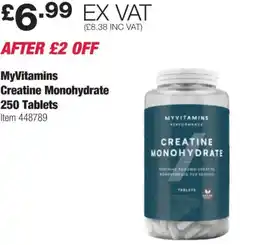 Costco MyVitamins Creatine Monohydrate offer