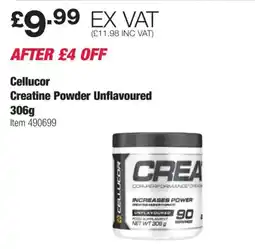 Costco Cellucor Creatine Powder Unflavoured offer