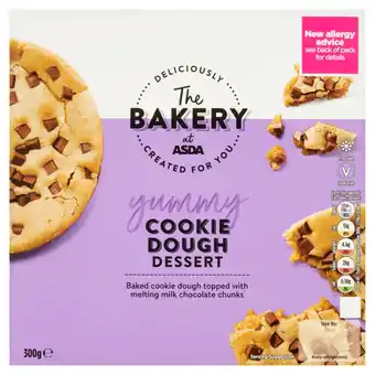 Asda The BAKERY at ASDA Cookie Dough Dessert 300g offer