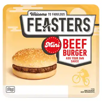 Asda Feasters Mini Beef Burger 101g offer