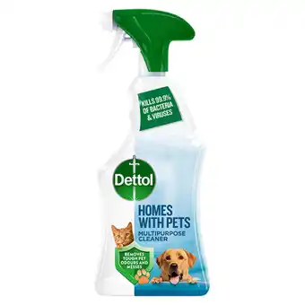 Asda Dettol Homes with Pets Fresh Breeze Multipurpose Cleaner 750ml offer