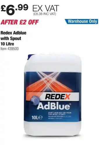 Costco Redex Adblue with Spout offer