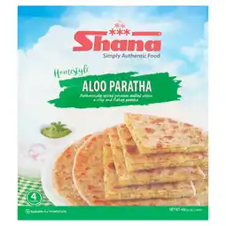 Iceland Shana Homestyle Aloo Paratha 4 Pieces 400g offer