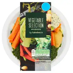 Sainsbury's Sainsbury's Vegetable Selection with Herb Butter 340g offer