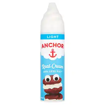 Sainsbury's Anchor Light Real Cream Spray 250g offer