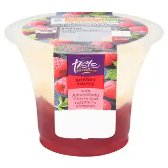 Sainsbury's Sainsbury's Sherry Trifle, Taste the Difference 135g offer