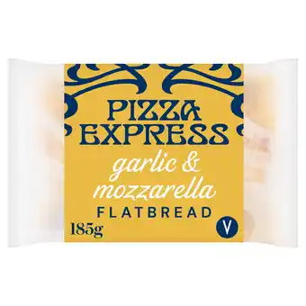 Sainsbury's Pizza Express Garlic & Mozzarella Flatbread 185g offer