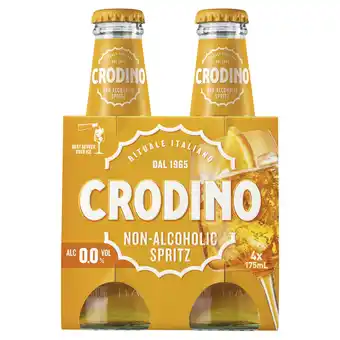 Sainsbury's Crodino Nat x4 175ml offer