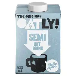 Sainsbury's Oatly Oat Drink Semi Chilled 500ml offer