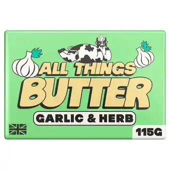 Sainsbury's All Things Butter Garlic & Herb Butter 115g offer