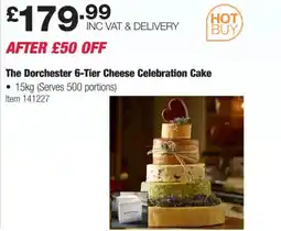 Costco The Dorchester 6-Tier Cheese Celebration Cake offer