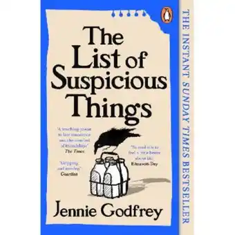 Asda Paperback List of Suspicious Things by Jennie Godfrey offer