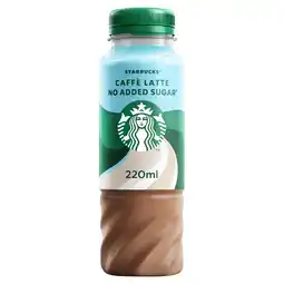 Iceland Starbucks Caffè Latte Bold Espresso Chilled Coffee 220ml offer
