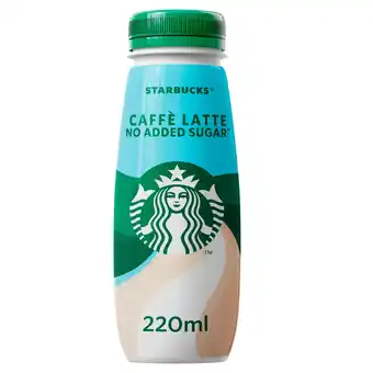 Iceland Starbucks Caffè Latte Bold Espresso Chilled Coffee 220ml offer