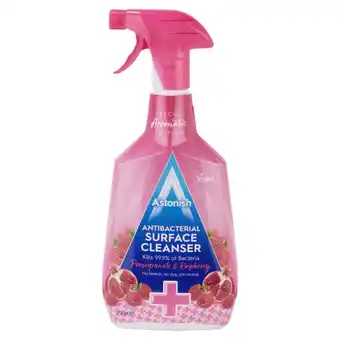 Asda Astonish Antibacterial Surface Cleanser Pomegranate & Raspberry offer