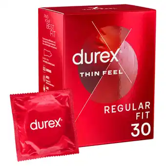 Asda Durex Thin Feel 30 Condoms offer