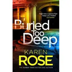 Asda Paperback Buried Too Deep by Karen Rose offer