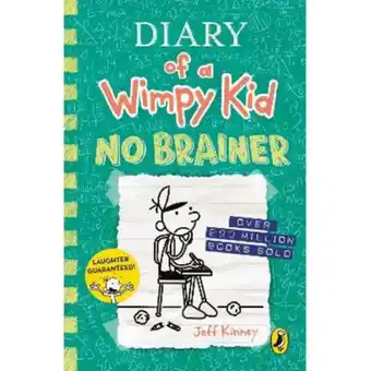 Asda Diary of a Wimpy Kid: No Brainer (Book 18) by Jeff Kinney offer