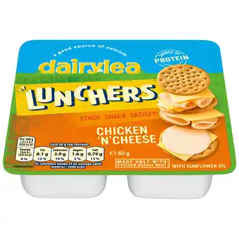 Iceland Dairylea Lunchers Chicken And Cheese Convenience Meals 60g offer