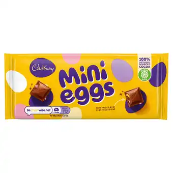 Sainsbury's Cadbury Mini Eggs Chocolate Bar 110g offer