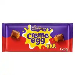 Sainsbury's Cadbury Creme Egg Chocolate Bar 123g offer