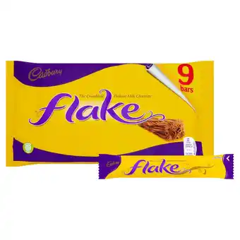 Sainsbury's Cadbury Flake Chocolate Bar Multipack x9 180g offer