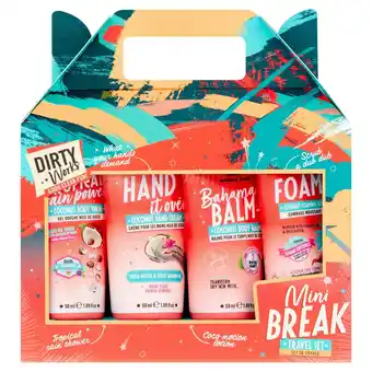 Sainsbury's Dirty Works Mini Break Travel Set offer