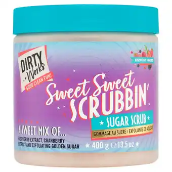 Sainsbury's Dirty Works Fruity Sugar Scrub 400ml offer