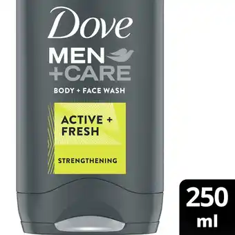 Sainsbury's Dove Men+Care Sport Active+Fresh Body wash 250ml offer