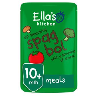 Sainsbury's Ella's Kitchen Organic Spag Bol with Cheese Baby Pouch 10+ Months 190g offer