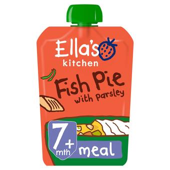 Sainsbury's Ella's Kitchen Organic Fish Pie Baby Pouch 7+ Months 130g offer