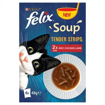 Sainsbury's Felix Soup Tender Strips Farm Selection 6x48g offer
