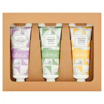 Sainsbury's Habitat Hand Cream Trio 3x50ml offer