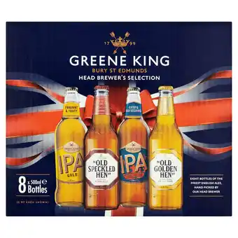 Sainsbury's Greene King Head Brewer's Selection Ale 8x500ml offer