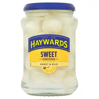 Sainsbury's Haywards Sweet Silverskins 400g offer