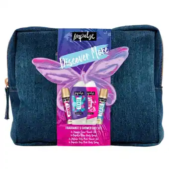 Sainsbury's Impulse Multi Branded Body Fragrance & Shower Gel Gift Set x4 offer