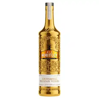 Sainsbury's J.J Whitley Artisanal Gold Russian Vodka 70cl offer