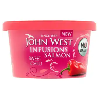 Sainsbury's John West Infusions Salmon with Sweet Chilli 80g offer