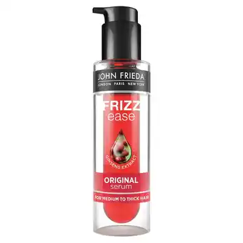 Sainsbury's John Frieda Frizz Ease Original Serum 50ml offer