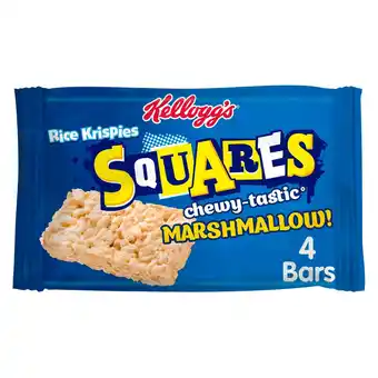 Sainsbury's Kellogg's Rice Krispies Squares Marshmallow x4 offer