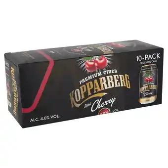 Sainsbury's Kopparberg Cherry Fruit Cider 10x330ml offer