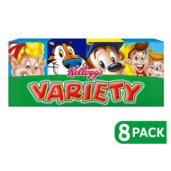 Sainsbury's Kellogg's Cereal Variety Pack x8 185g offer