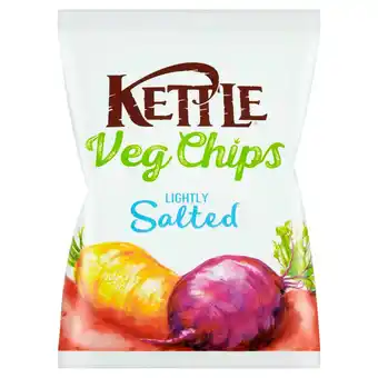 Sainsbury's Kettle Veg Chips Lightly Salted Sharing Crisps 125g offer