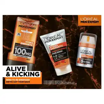 Sainsbury's L'Oreal Men Expert Alive & Kicking Gift offer