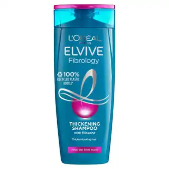 Sainsbury's L'Oreal Elvive Fibrology Fine Hair Conditioner 400ml offer