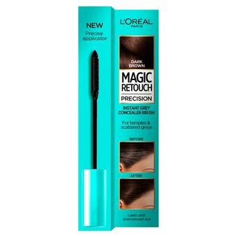 Sainsbury's L'Oreal Paris Magic Retouch Precision Instant Grey Concealer Brush Dark Brown offer