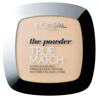 Sainsbury's L'Oreal Paris True Match Powder W1 Golden Ivory offer