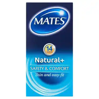 Sainsbury's Mates by Manix Natural Condoms x14 offer