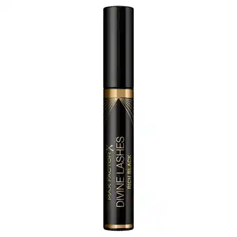 Sainsbury's Max Factor Divine Lashes Mascara Rich Black 8ml offer